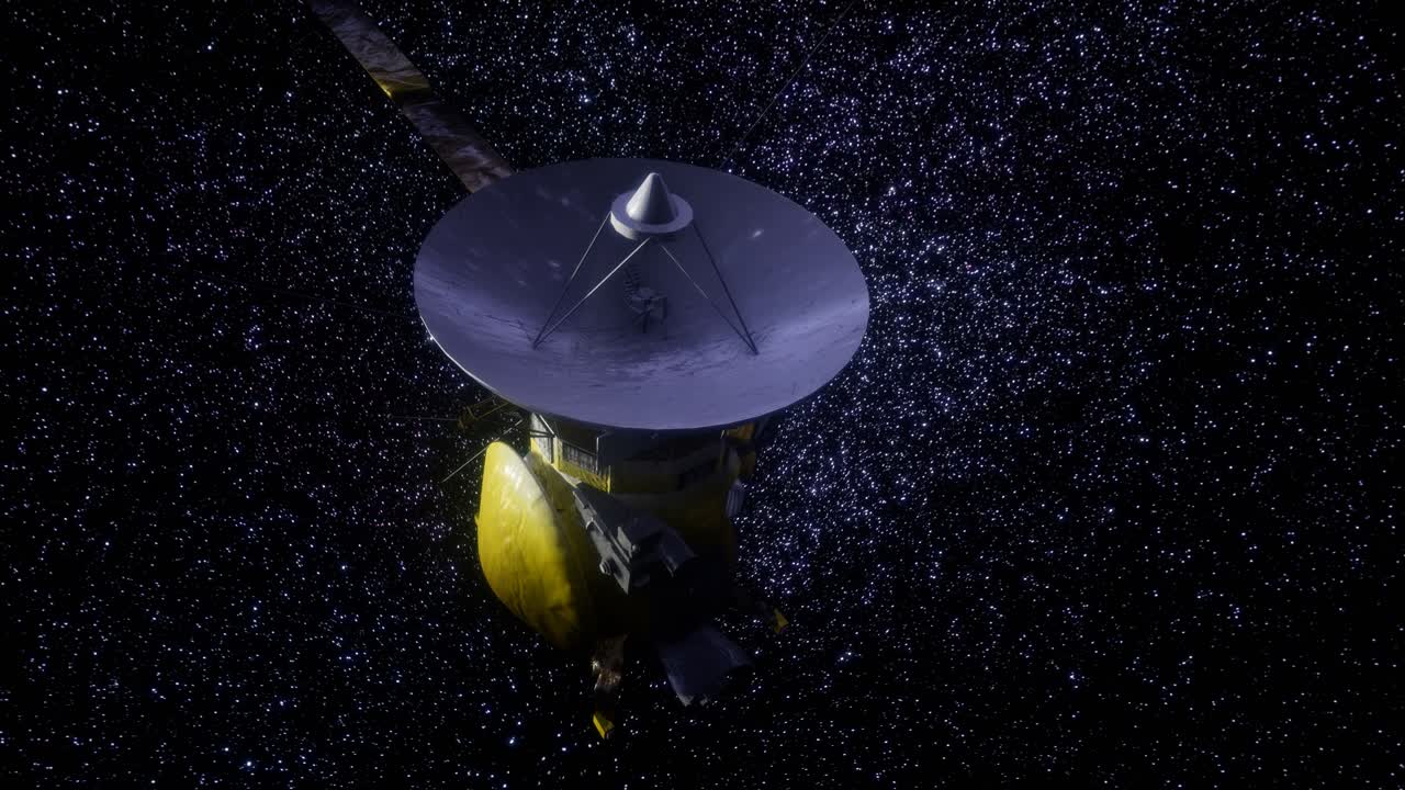 el satélite cassini se acerca a saturno.