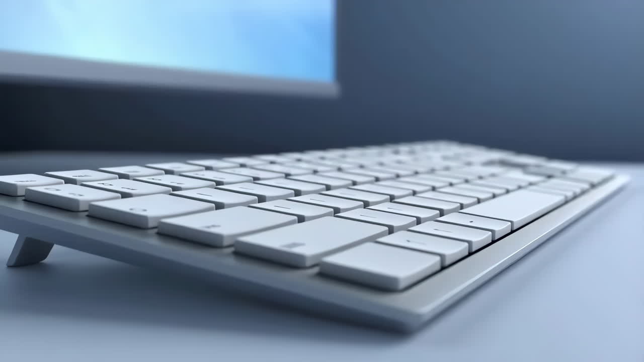 Close-up of a computer keyboard
