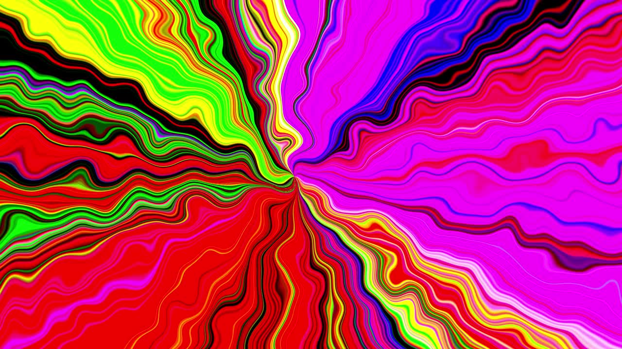 fondo hipnótico abstracto. fondo gráfico de animación de movimiento. diseño colorido psicodélico