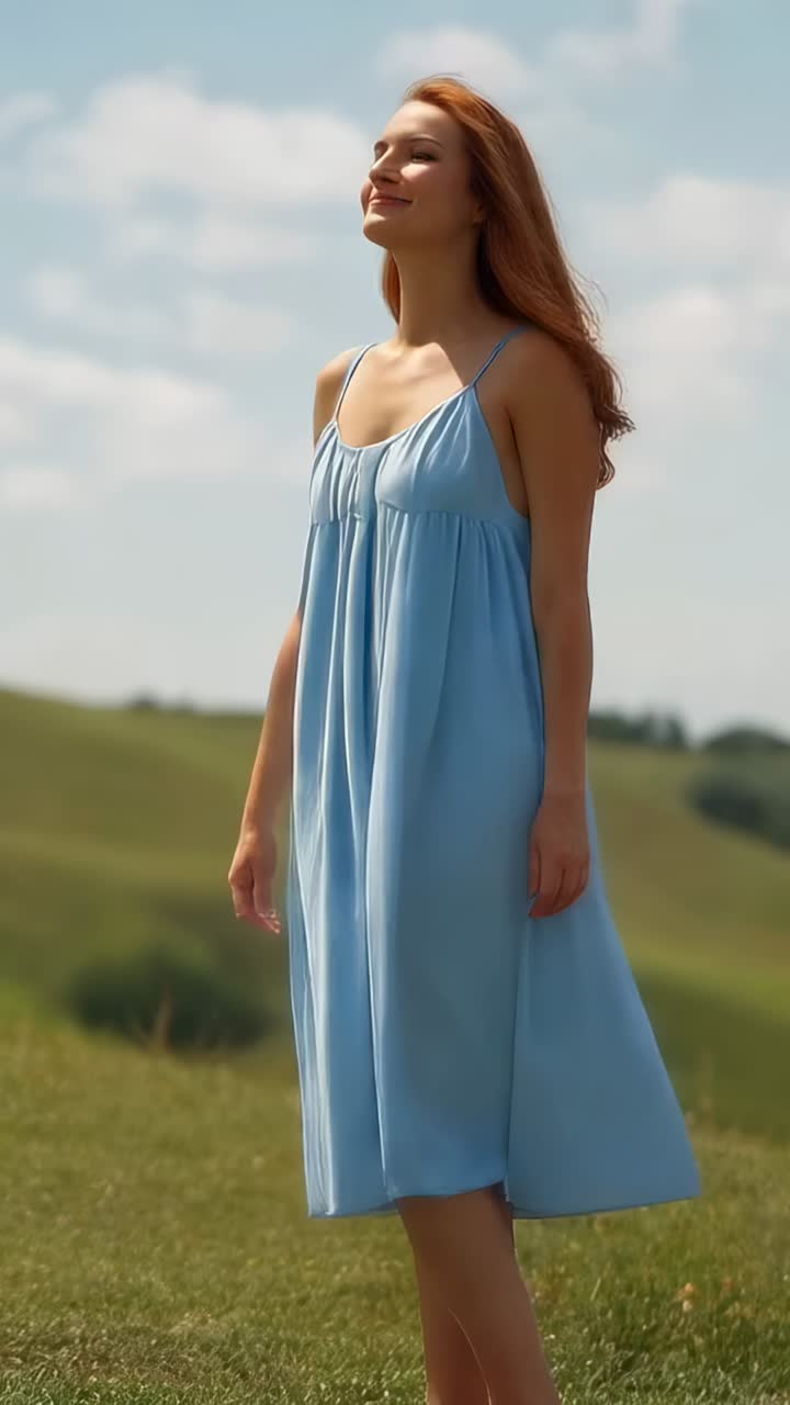blue dress video Suzete