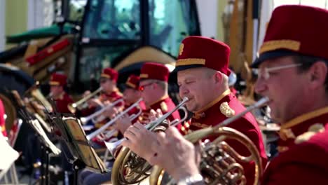 brass band performance