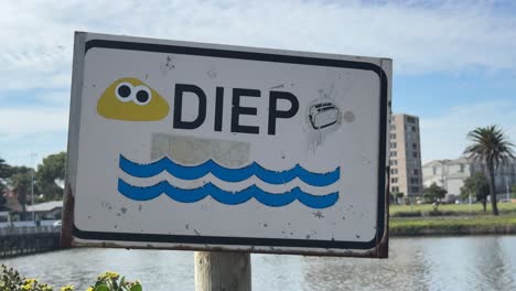 diep river, a river in cape town, near the milnerton lagoon.