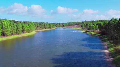 Aerial-view-of-Montargil-lake,-Portugal