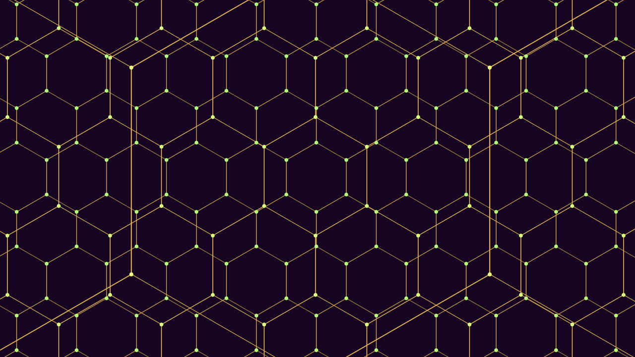 어두운 배경에 대담한 검은색과 금색의 기하학적 패턴