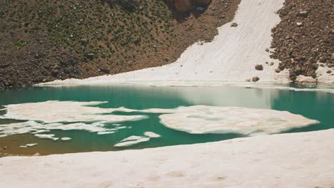 el lago arashan se encuentra a una altitud de 2.700 metros sobre el nivel del mar en uzbekistán.