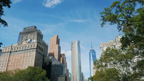 viejos rascacielos de manhattan