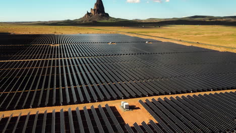 arizona's solar farm: an aerial perspective