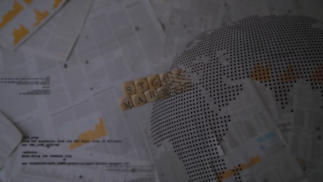 데이터 처리 및 문서의 세계를 애니메이션