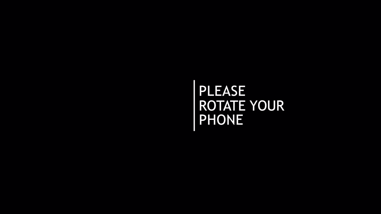 Instructional Animation Prompting User to Rotate Their Mobile Phone