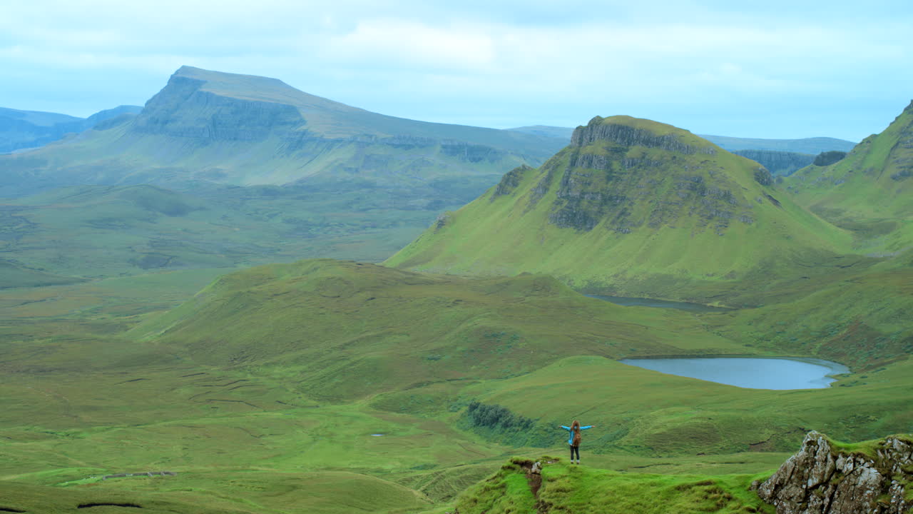 스코틀랜드 고원 에서 산책 하는 것
