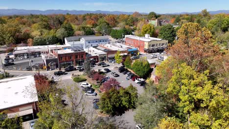 aerial-orbit-Weaverville-NC,-North-Carolina