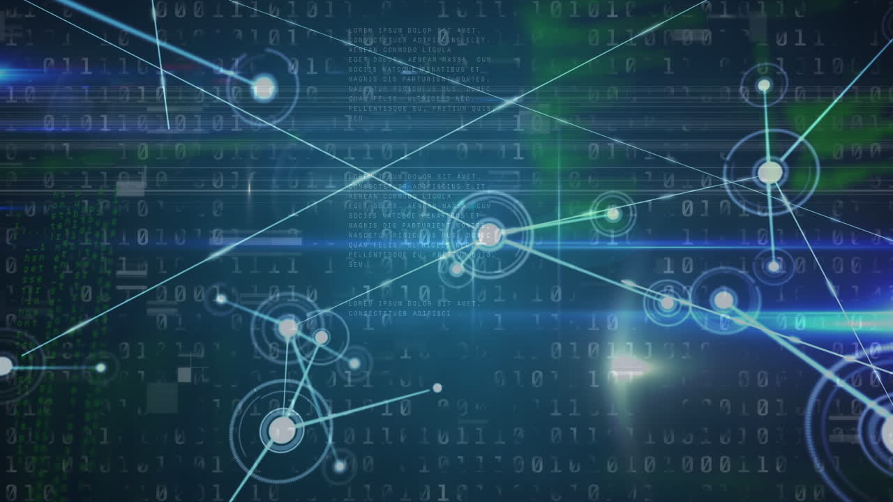Animation of data processing over interference