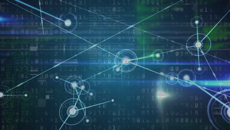 animation of data processing over interference