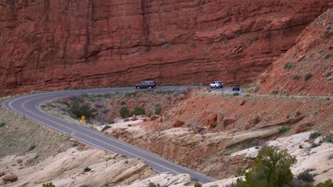 scenic drive at the arches national park