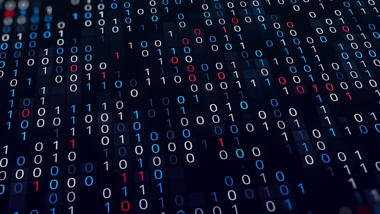 código binario de fondo abstracto