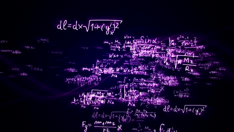 background mathematic code numbers, loop