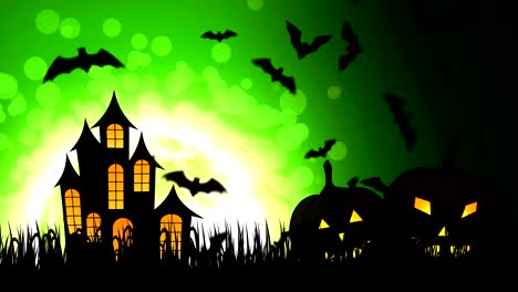 el castillo de halloween.