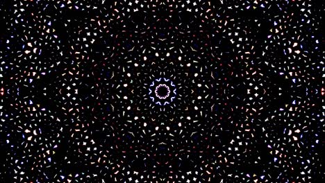 beautiful abstract kaleidoscope that shines, a radiant light that regulates the subtle movements