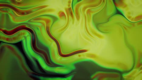 varios colores vívidos moviéndose en cámara lenta en la pantalla