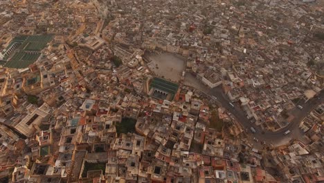 AERIAL:-Old-medina-in-Fez