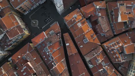 aerial view of french riviera city