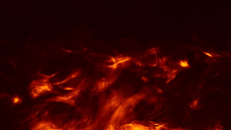 superposición de llama quemar vacío rojo naranja movimiento de fuego caliente