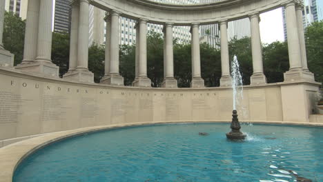 Fuente-Del-Parque-Del-Milenio,-Chicago,-Illinois,-Estados-Unidos,-Estados-Unidos-De-América