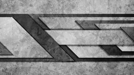 grey and black grunge tech geometric abstract motion background