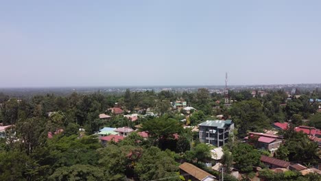 aerial view of kisumu momboleo rural area