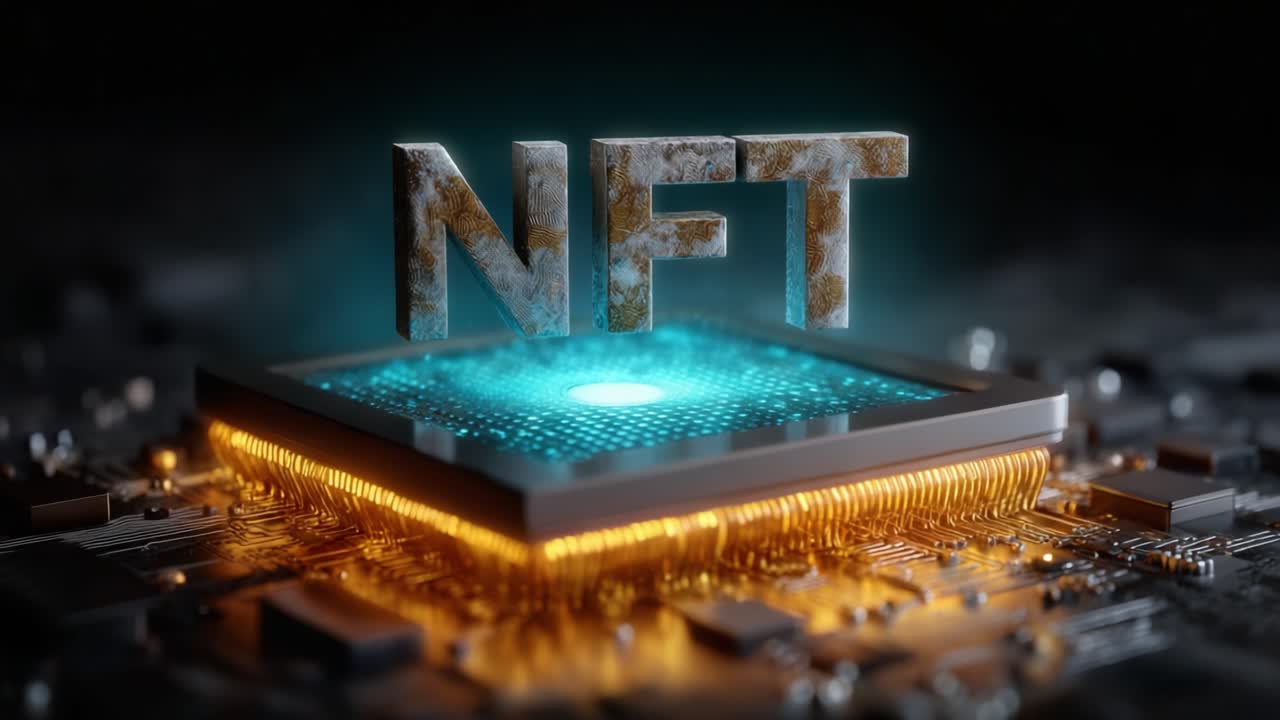 En funklende digital verden: Udforskningen af skæringspunktet mellem kunst og teknologi gennem NFT'er på avanceret chipsetarkitektur
