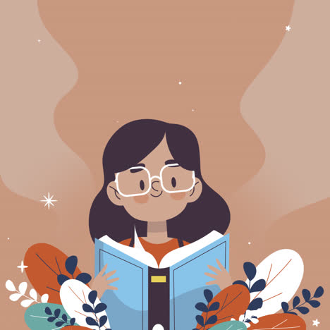 niña leyendo un libro