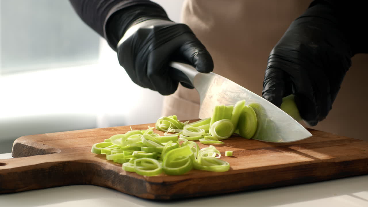 el corte de los puerros