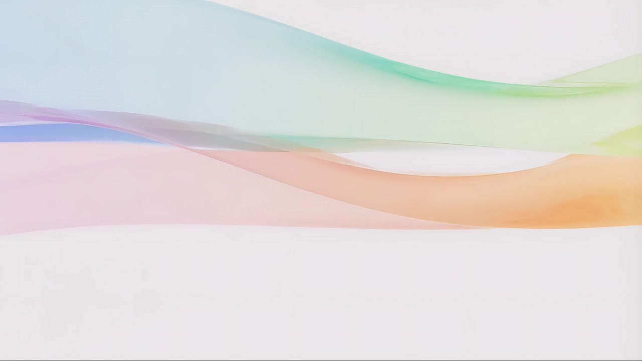 Fundo Abstrato Minimalista com Ondas em Movimento 4K