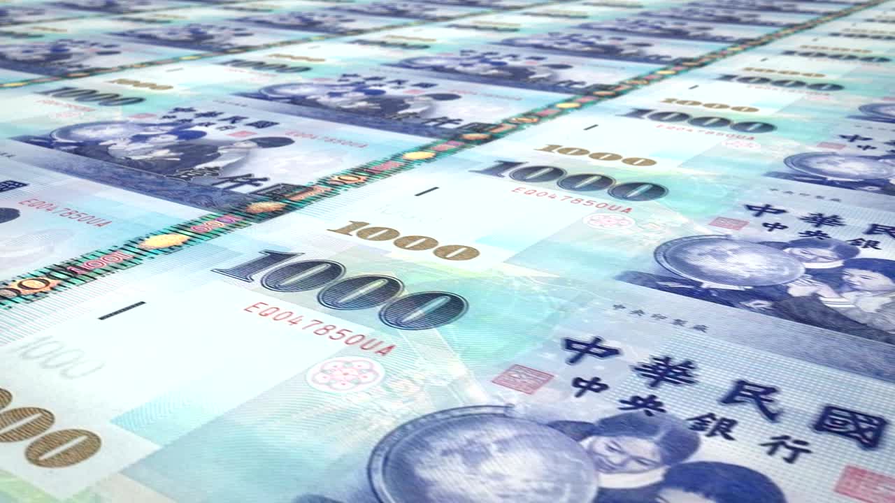 1천 타이완 달러의 지폐, 타이완 롤링, 현금, 루프