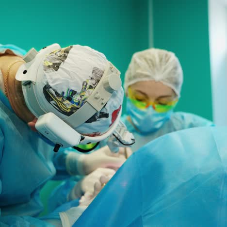 surgery team in operating room