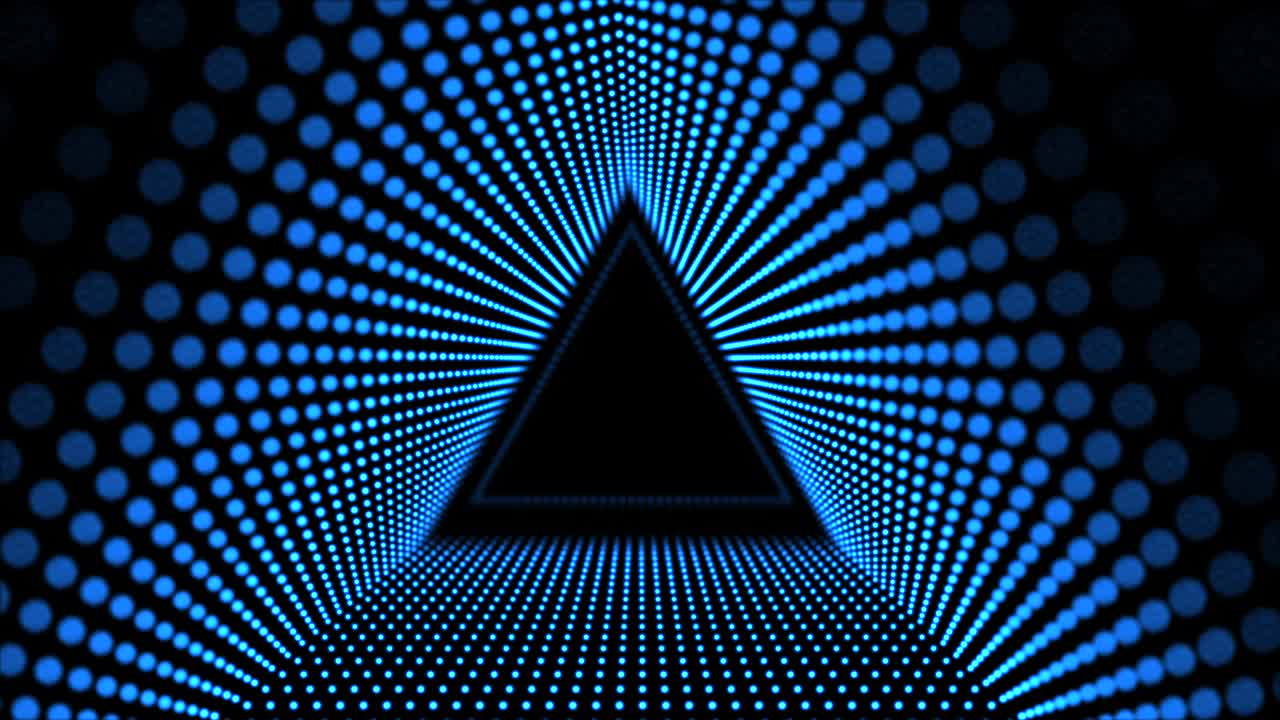 triangle led tunnel