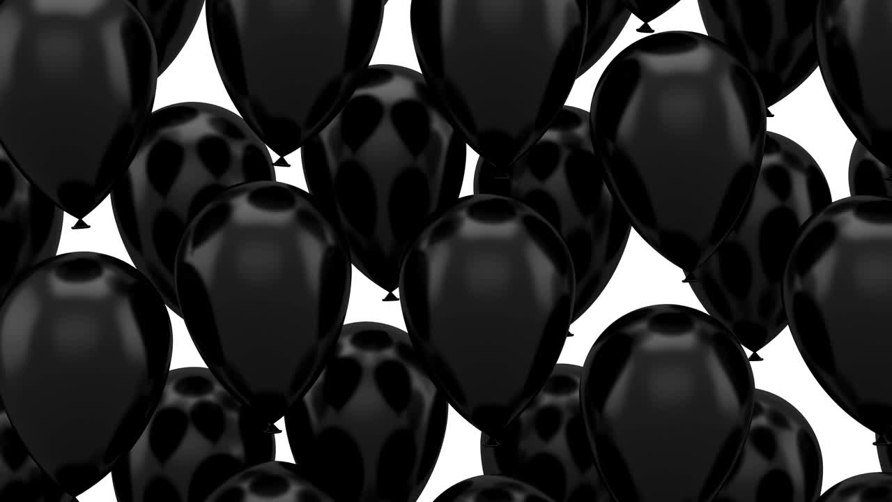 los globos que vuelan hacia arriba