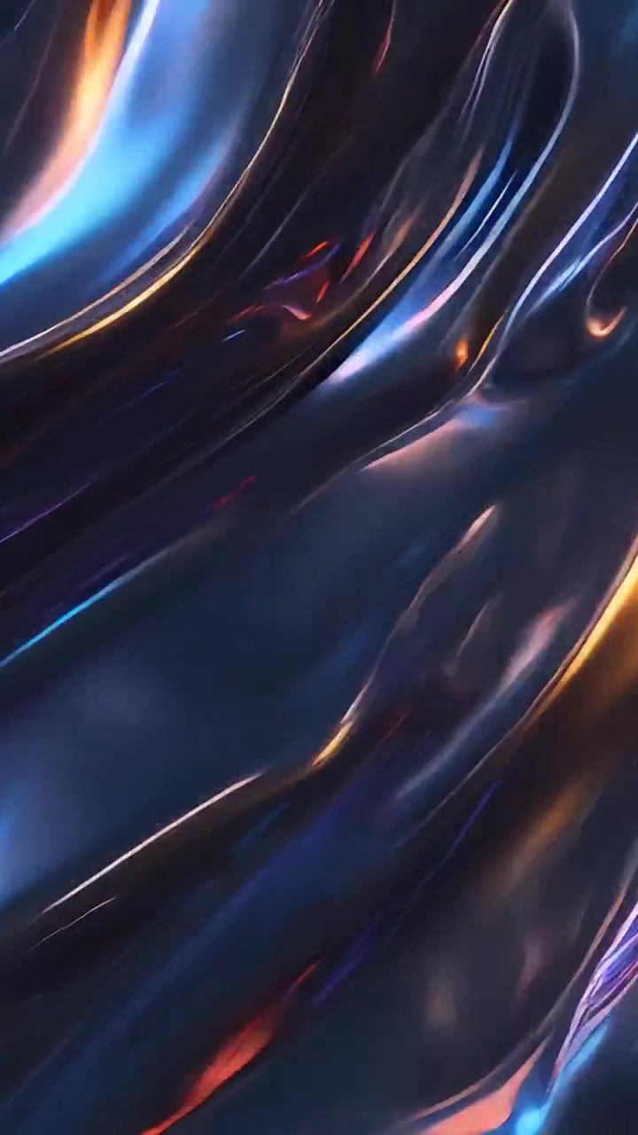 Sfondo di Onde Metalliche Astratte 4K