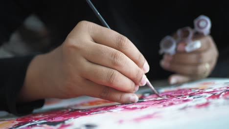 pintura de una mujer