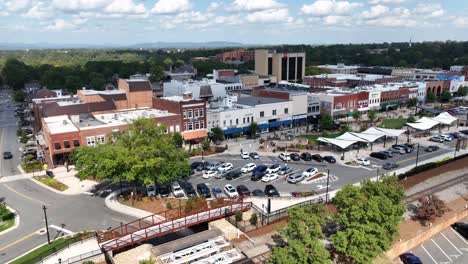 aerial-orbit-hickory-nc,-north-carolina