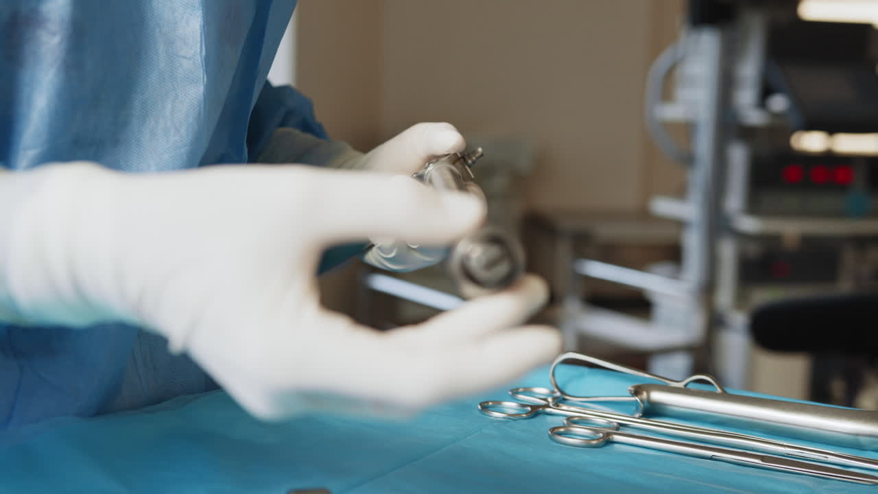 procedimiento quirúrgico en curso