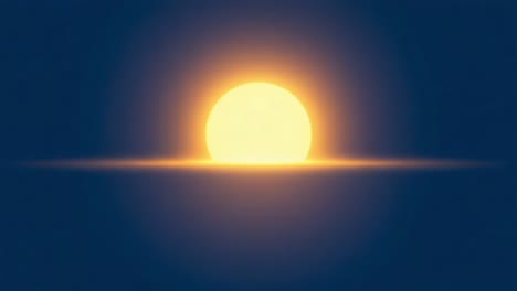 A Stunning Transition of the Sun Rising Above the Horizon, Illuminating the Sky in Brilliant Yellow and Orange Hues, Capturing the Essence of a New Day