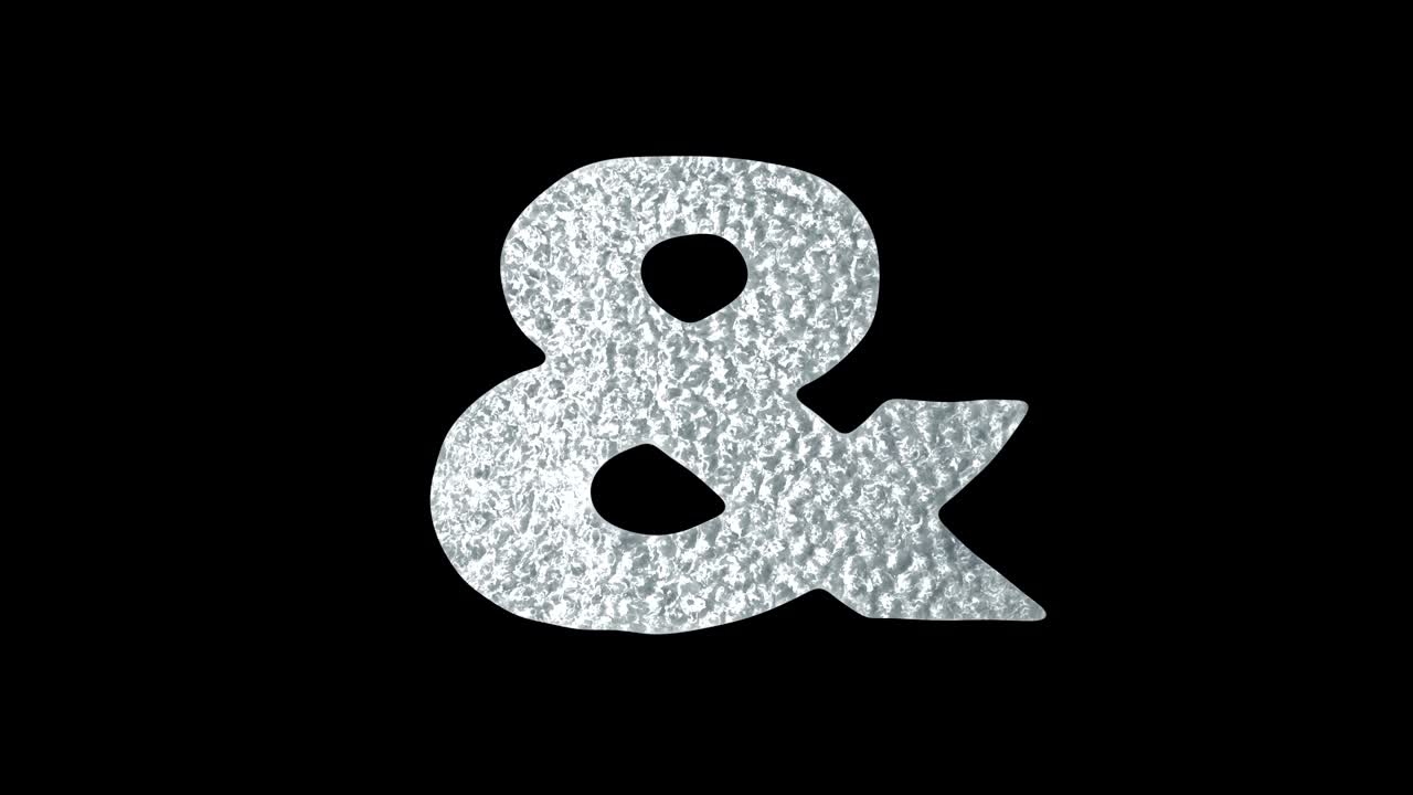 y símbolo - concepto de señales de agua de hielo animadas