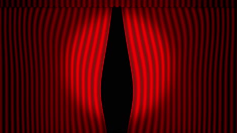 captivating graphic background moves the audience dramatic red curtain reveal in a theatrical setting