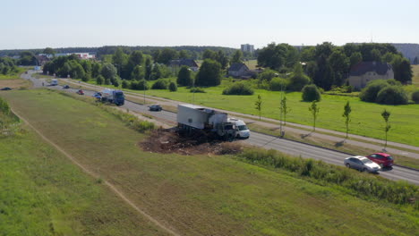 Rush-hour-traffic-in-Northern-Europe---Latvia