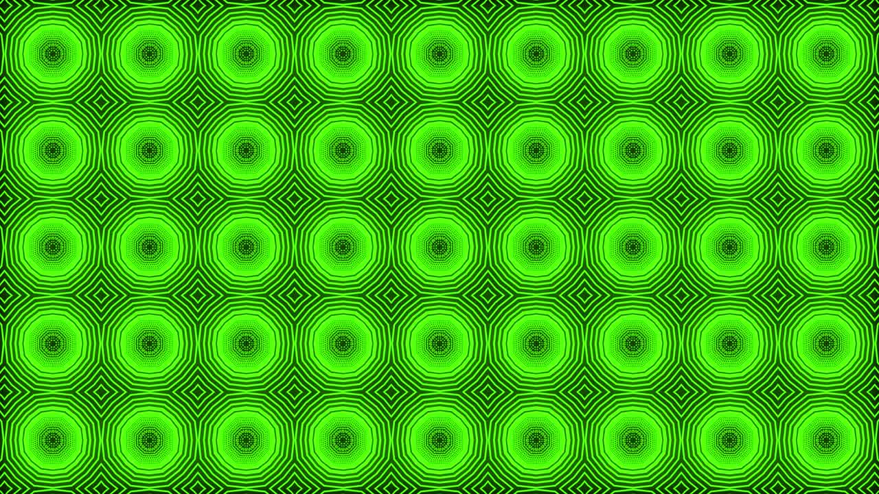 patrón de color verde diseño gótico animación gráficos de movimiento