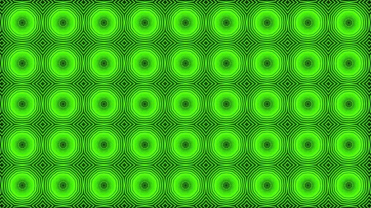 Green color Pattern gothic design animation motion graphics