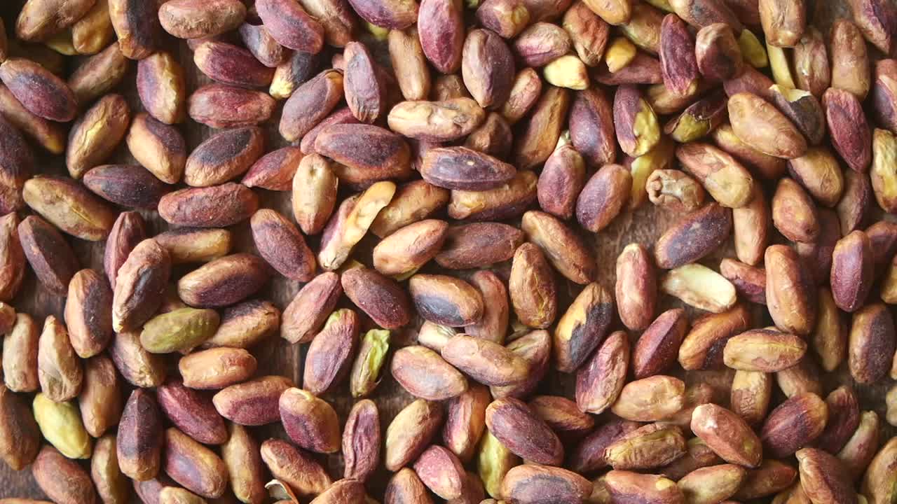 el montón de pistachos