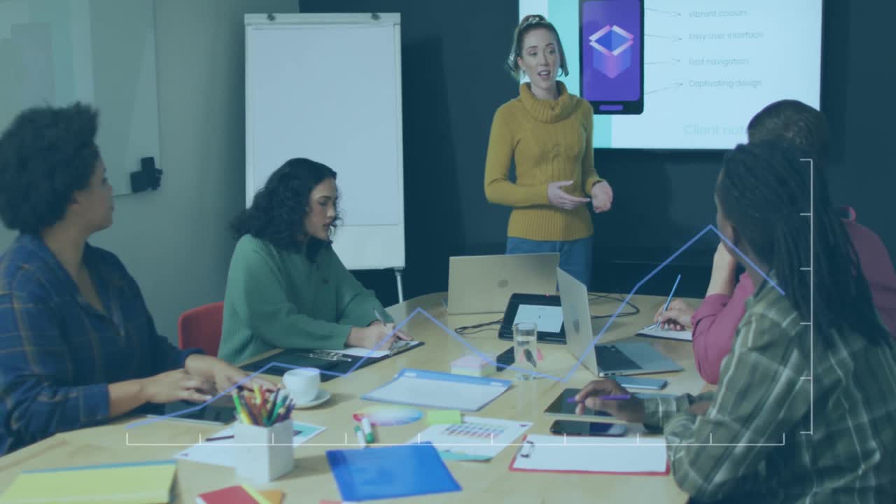 animación de las estadísticas sobre diversos empresarios en el cargo.