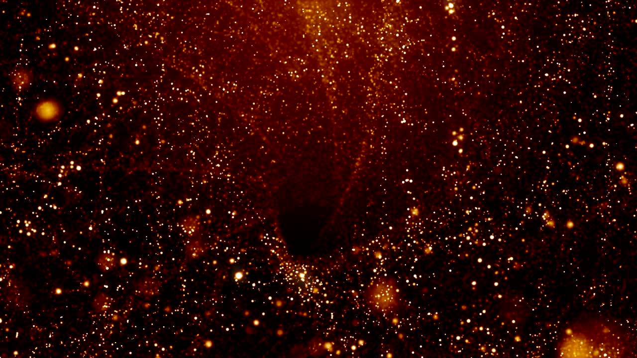partículas de polvo abstracto luz bokeh títulos de movimiento bucle de fondo cinematográfico